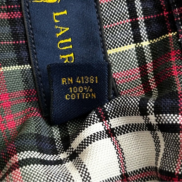Ralph Lauren Plaid Long Sleeve Button Down Shirt - Picture 3 of 8